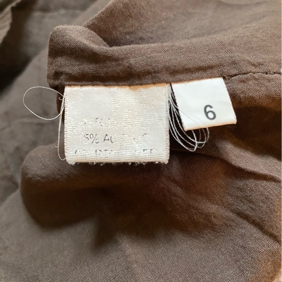 Vintage Simple Kids Brown Tweed With Silver Flecks Dress - Picture 7 of 9